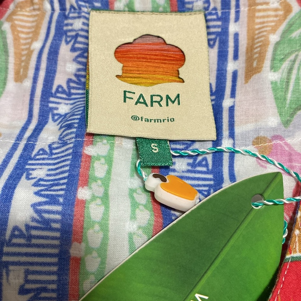 NWT FARM Rio Flowers Beach Dress Size S - Picture 7 of 8